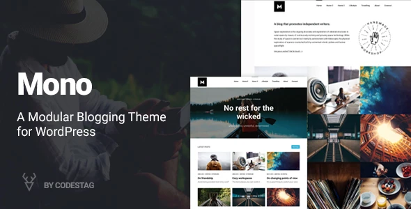 Mono – A Modular Blogging Theme for WordPress